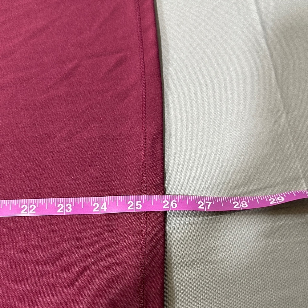 Athleta Burgundy Long Sleeve Tee - Picture 5 of 5